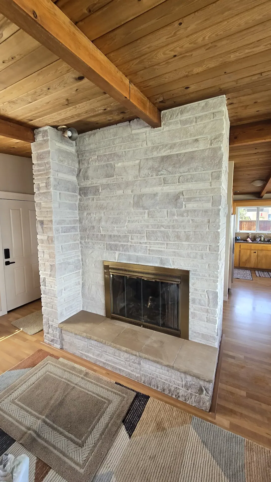 Custom stonework project by Saratoga Home Services & Landscaping on Camano Island